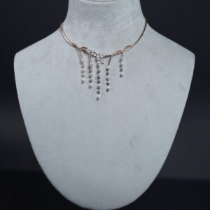 Willow Diamond Fringe Choker
