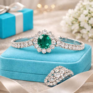 Bridal Emerald Bracelet