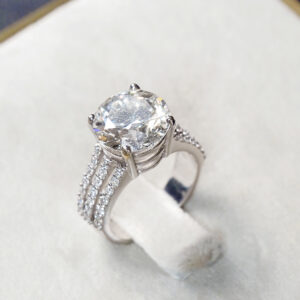 Crown Solitaire Diamond Ring