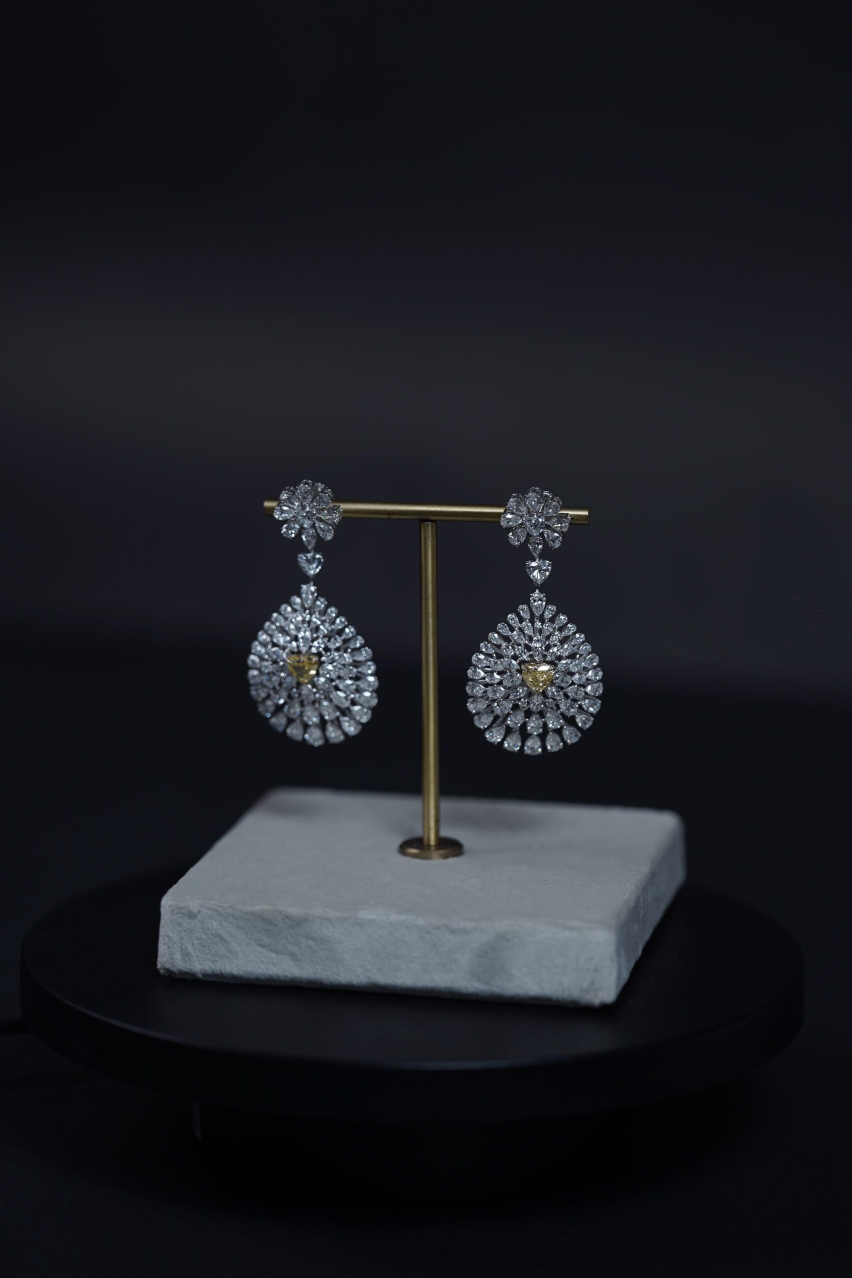 Diamond Drop Earrings