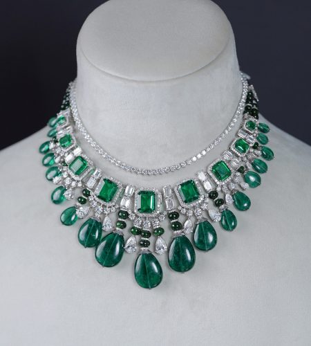 Emerald Diamond Necklace